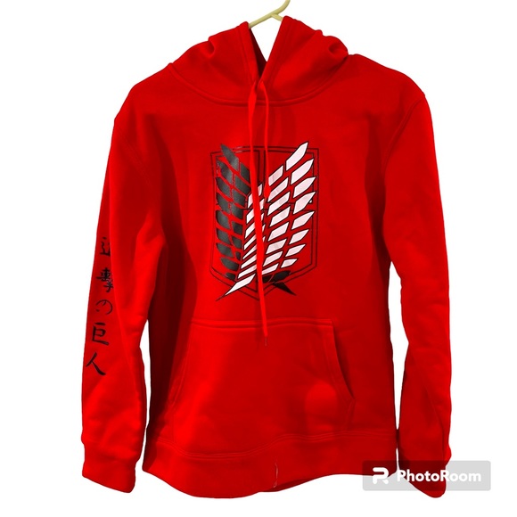 Anime Red sweatshirt size S - Picture 1 of 5